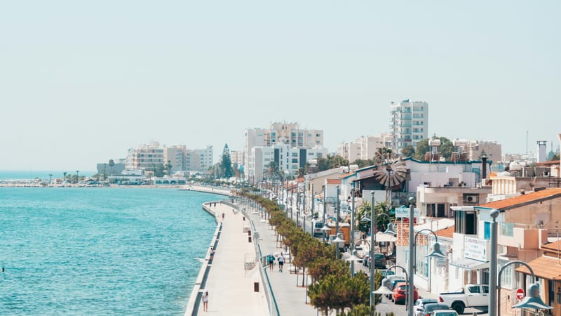 Everyday street scene in Cyprus