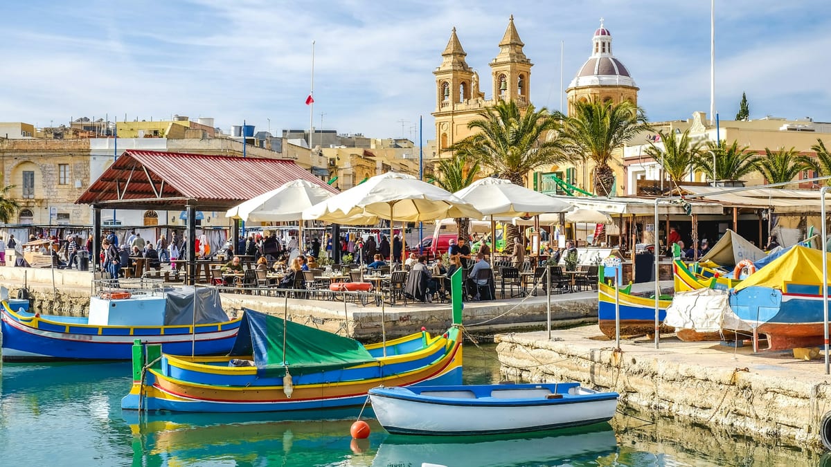 Everyday street scene in Malta