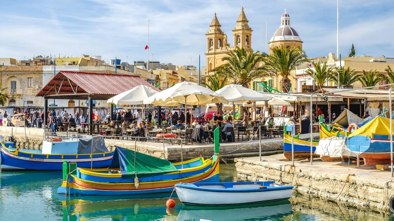 Everyday street scene in Malta