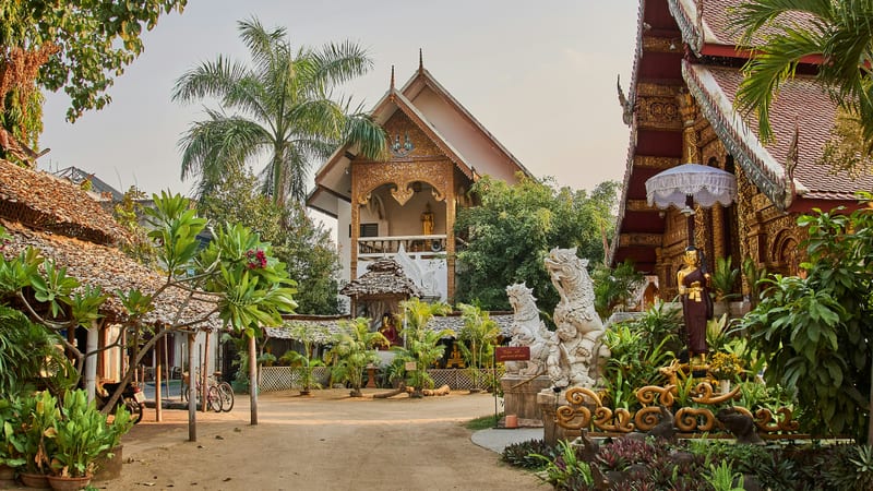 Everyday street scene in Thailand